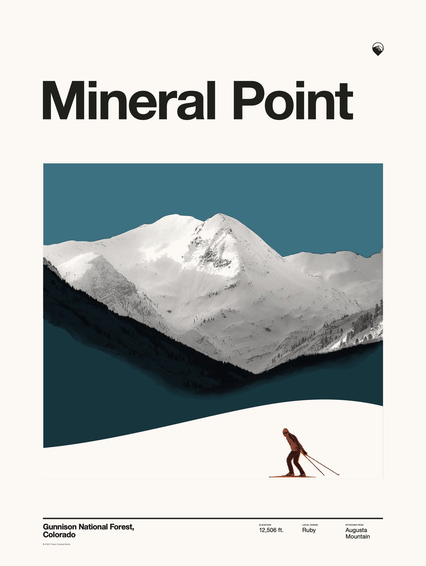 Mid-Century Mod Crested Butte Posters