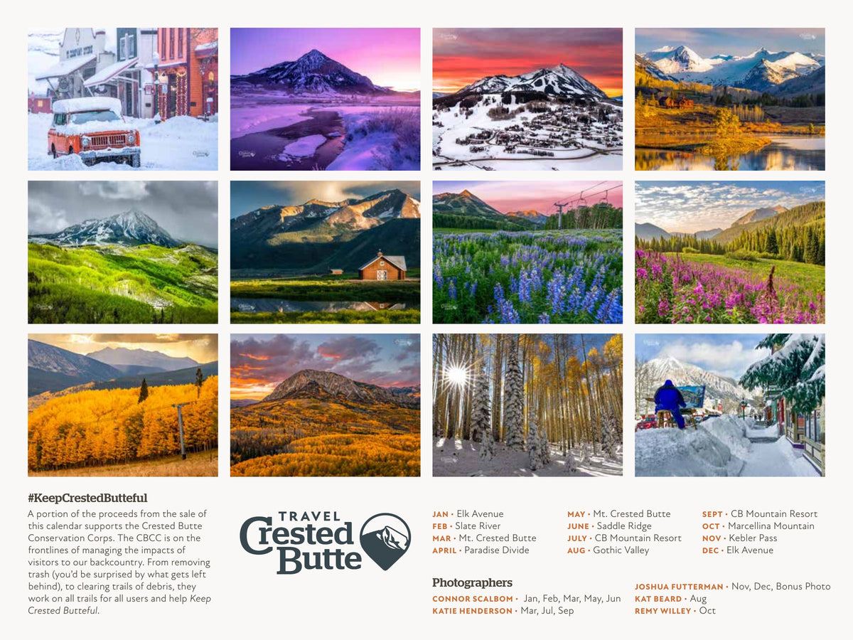 2027 Travel Crested Butte Calendar