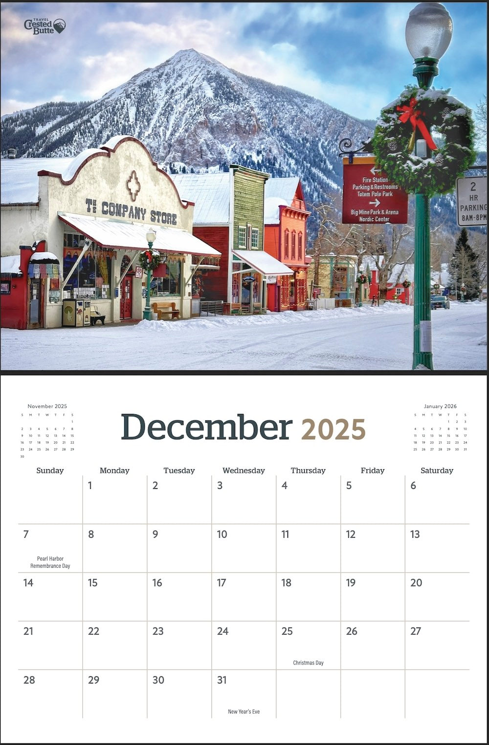 2025 Travel Crested Butte Calendar